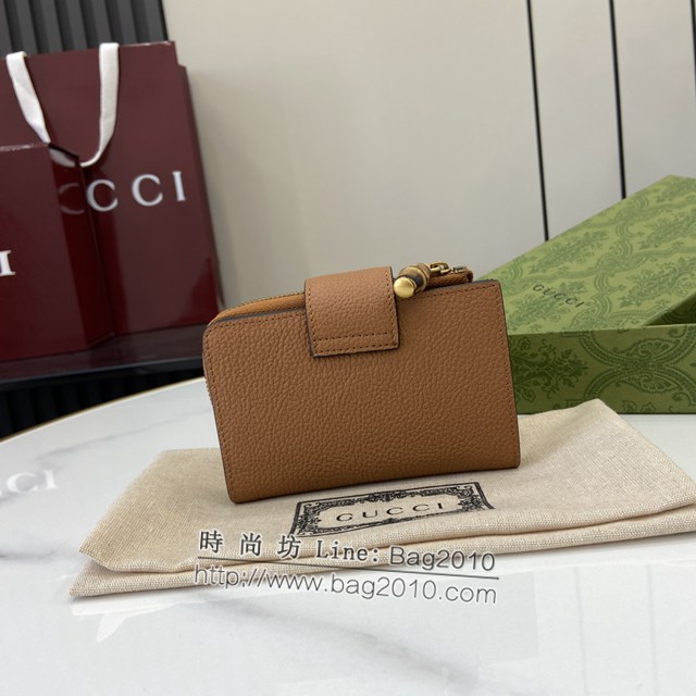 Gucci專櫃古馳最新款Marmont系列錢夾拉鏈中夾錢包 jh2097型號：739498